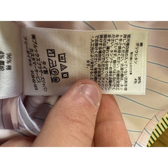 Brooks Brothers‎ Pin Striped Fitted Sleeveless Top Size 16 No Iron Stretch NWT - Picture 10 of 16